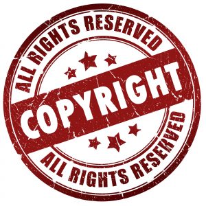 Image of a round stamp that reads: Copyright - All Rights Reserved
